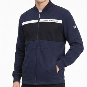 PUMA x BMW Motorsport Track Jacket Full Zip Racing Navy Men’s Small